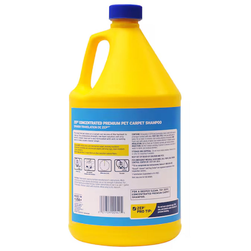 Concentrated Premium Pet Carpet Shampoo Carpet Cleaner Liquid 128-Oz