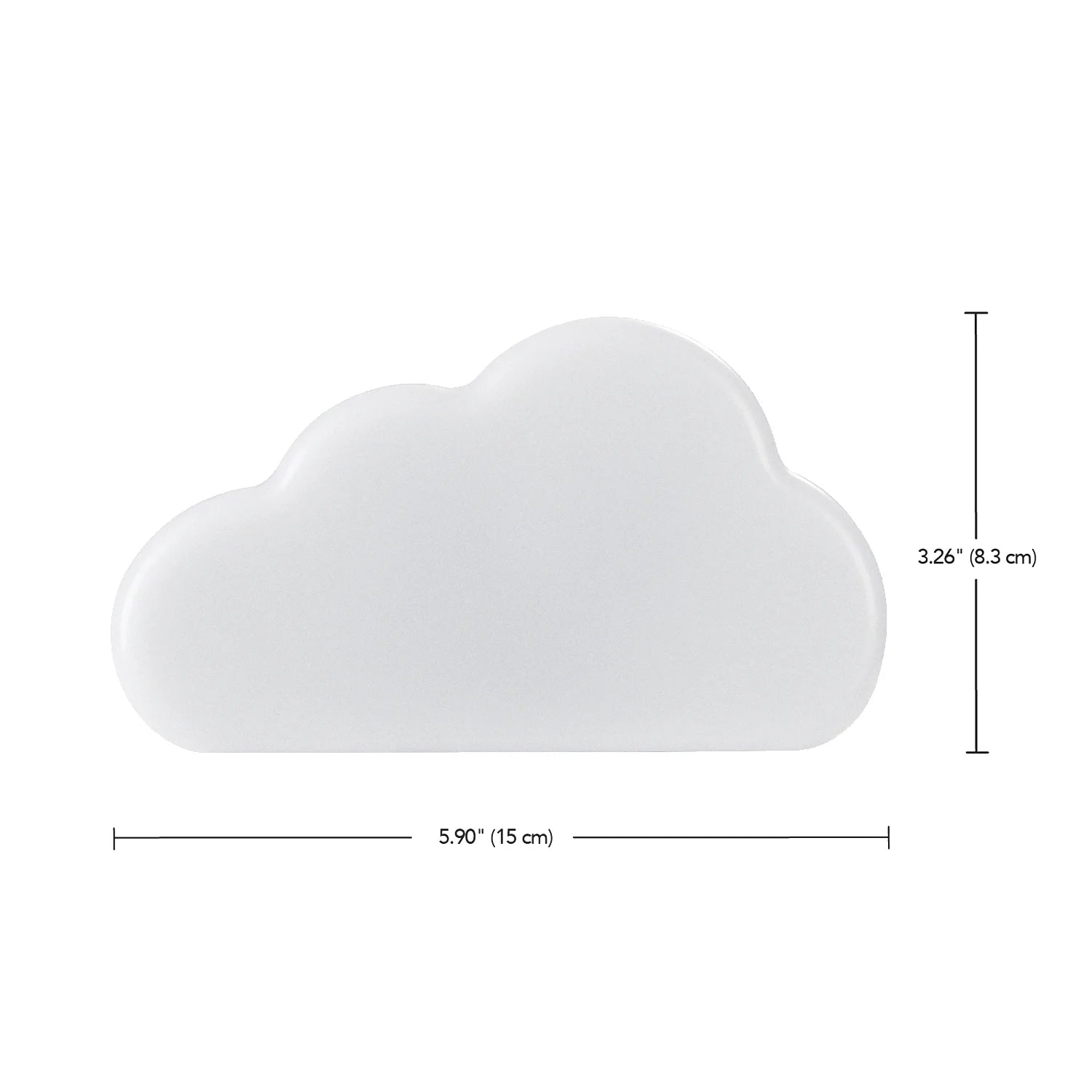 LED Cloud Rechargeable Kids Night Light, Remote Control Included, 3.23" H X 5.9" W