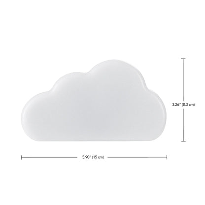 LED Cloud Rechargeable Kids Night Light, Remote Control Included, 3.23" H X 5.9" W